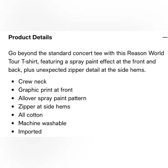 Reason World Tour Men’s T-Shirt Size Small Black Distressed Graphic Band Tee - Picture 10 of 12